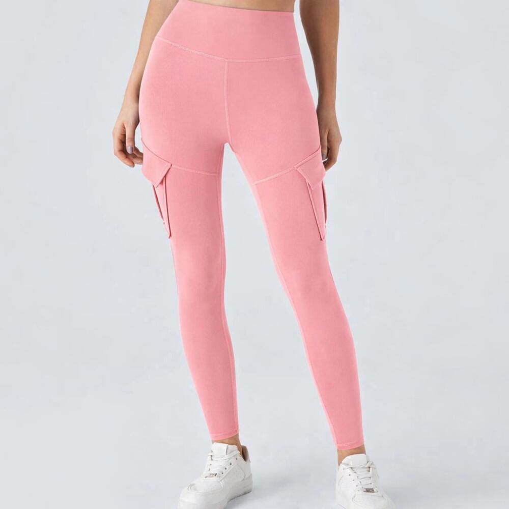 NWT Halara DayStretch High Waisted Cargo Pocket Skinny Yoga Leggings 7/8 Size XS - Picture 2 of 9
